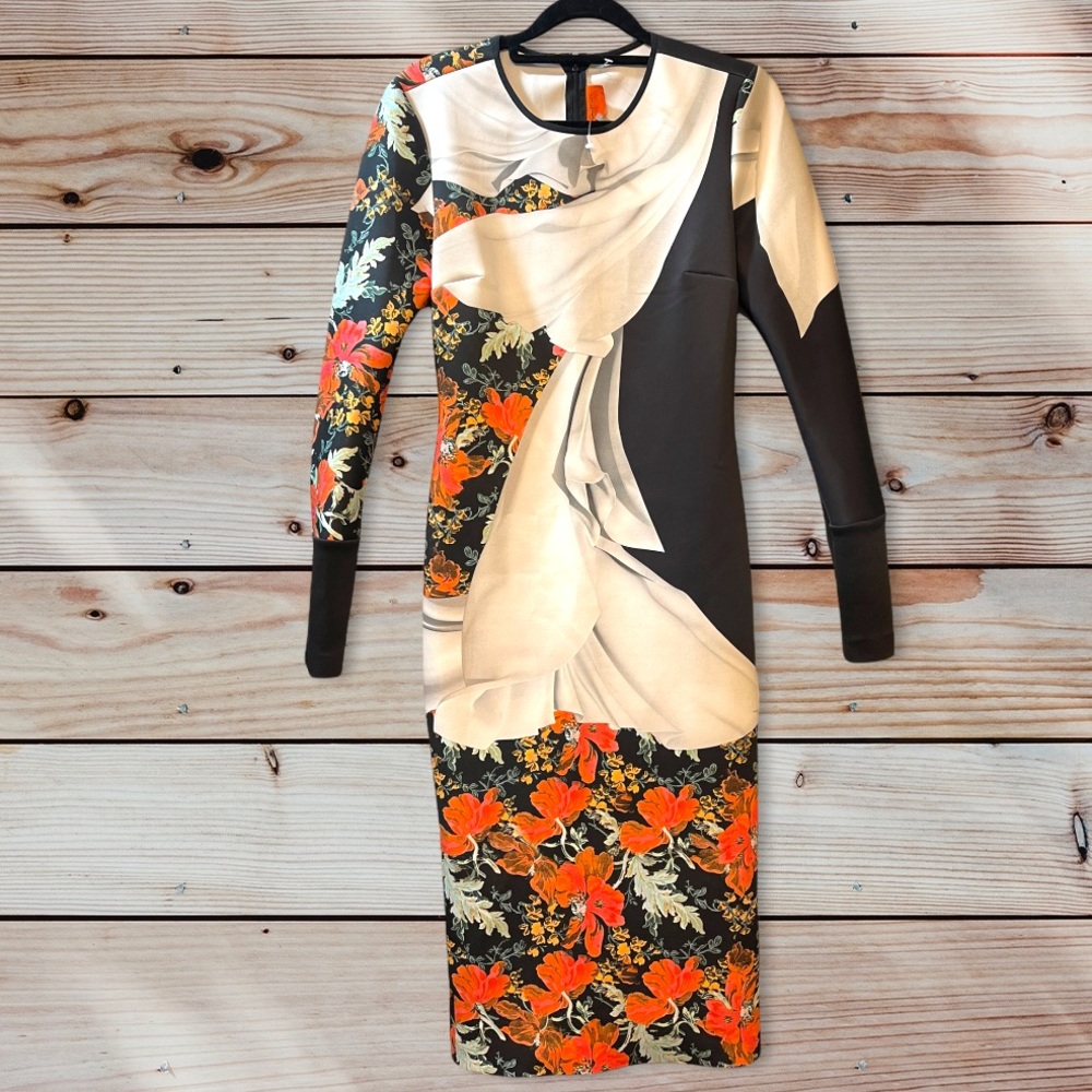 Clover Canyon - Lady Wilde Neoprene Dress in Multi - Picture 3 of 7